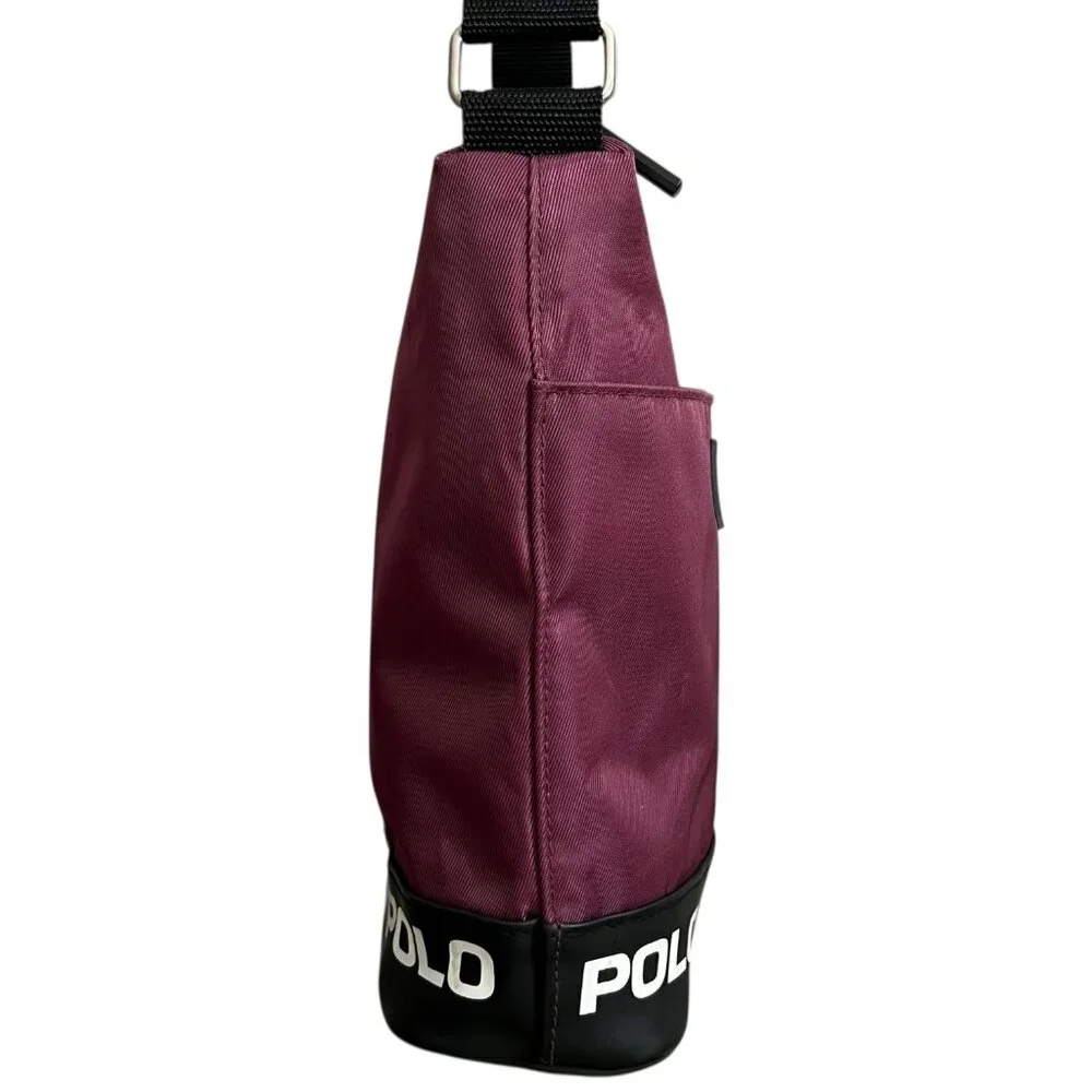 Polo Sport Nylon Crossbody Bag‎ Purple Streetwear Y2K Sporty Gorpcore
